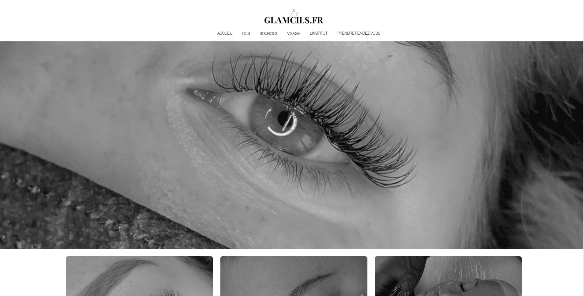 Glamcils - Elegant Beauty Salon Website