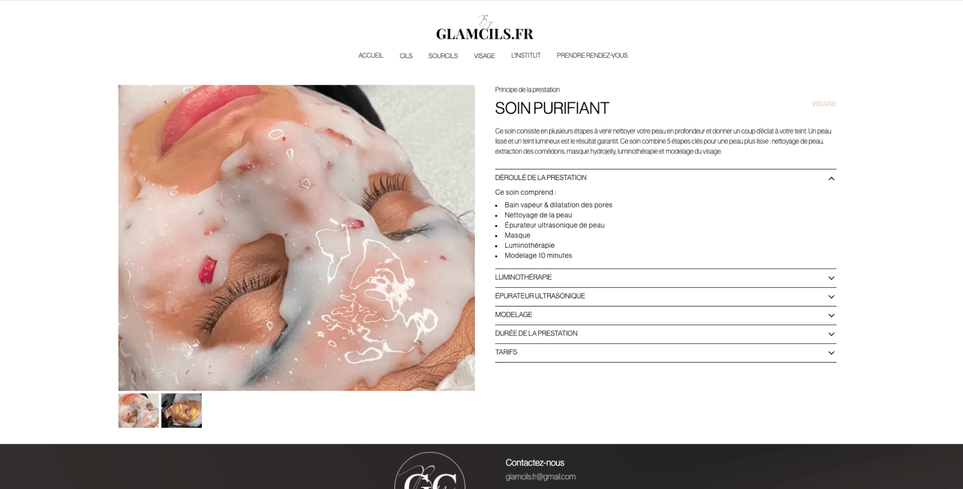 Glamcils - Responsive Design