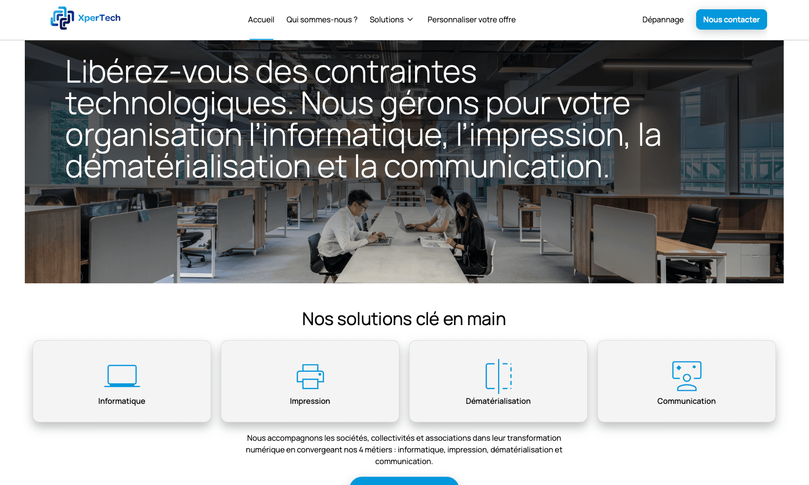 XperTech - Innovative IT Solutions Website