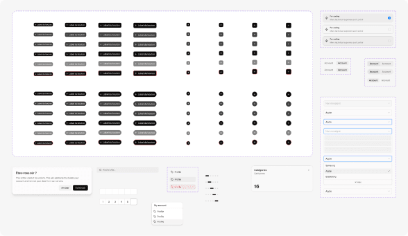 CycleCore reusable UI components